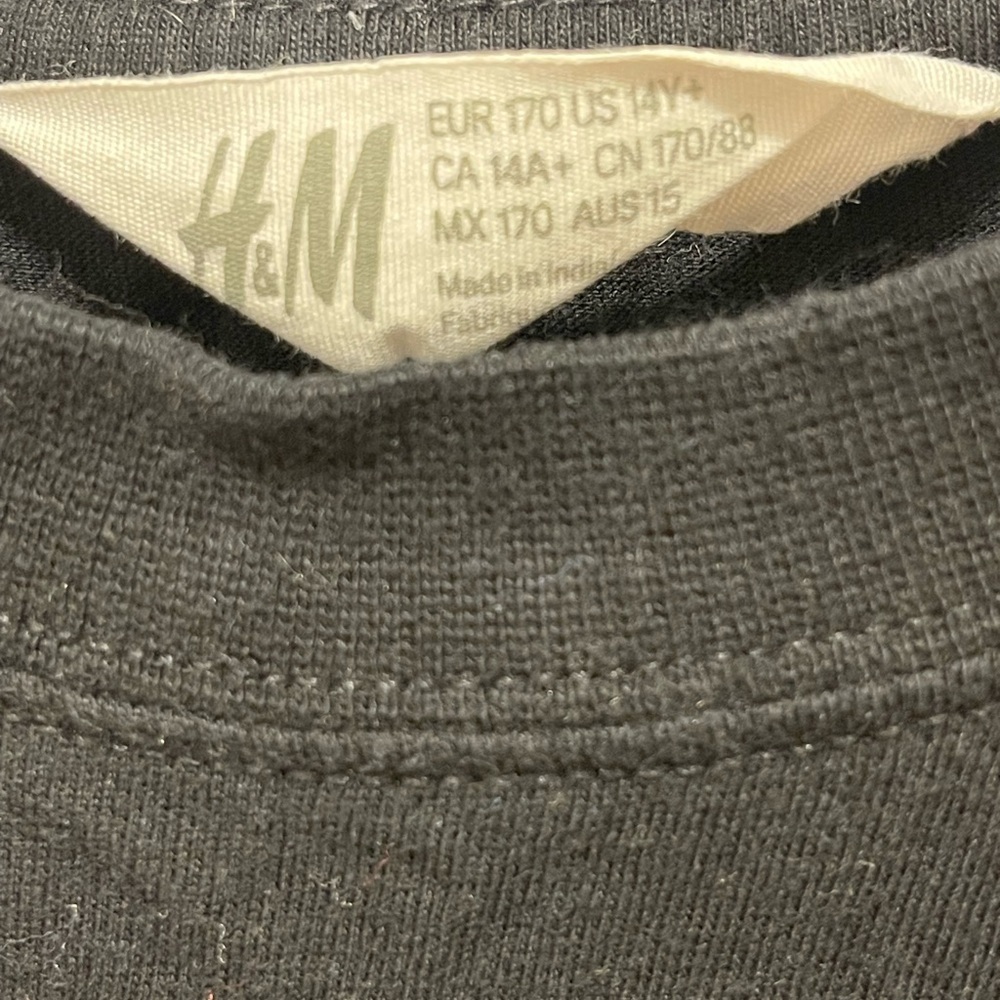 H&M Black Tee with Jack Skellington glow in the dark!. - Picture 2 of 9